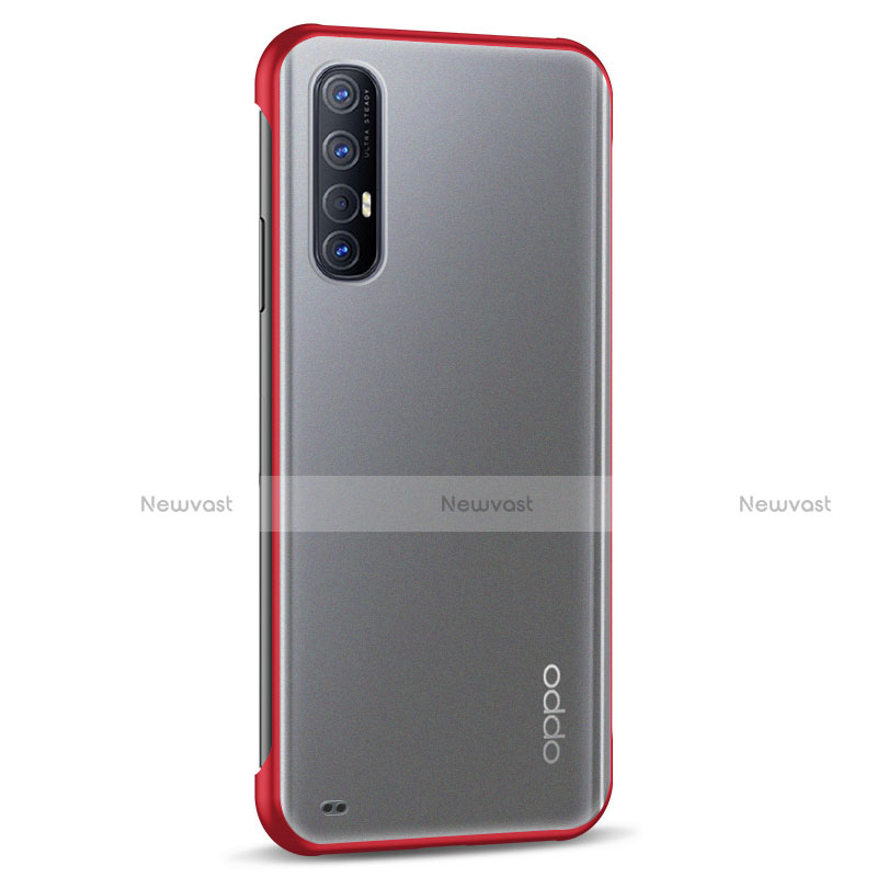 Transparent Crystal Hard Rigid Case Back Cover H02 for Oppo Find X2 Neo