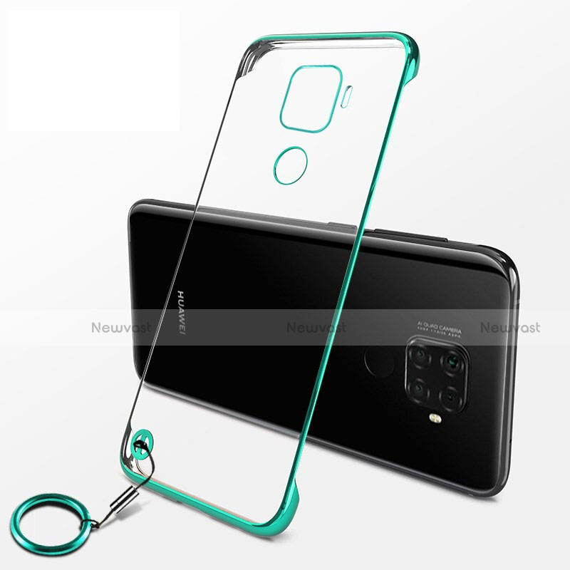 Transparent Crystal Hard Rigid Case Back Cover H04 for Huawei Nova 5i Pro Green