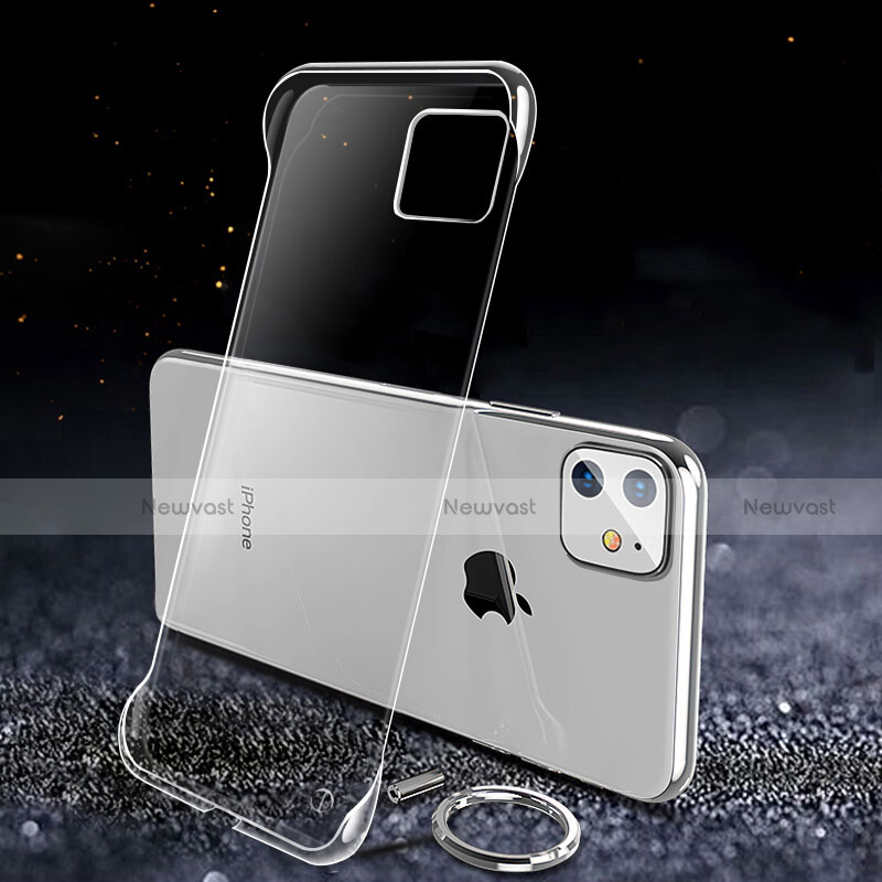 Transparent Crystal Hard Rigid Case Back Cover S01 for Apple iPhone 11 Clear