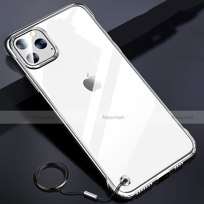 Transparent Crystal Hard Rigid Case Back Cover S01 for Apple iPhone 11 Pro Max