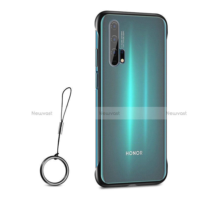 Transparent Crystal Hard Rigid Case Back Cover S01 for Huawei Honor 20 Pro Black