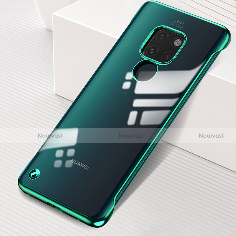 Transparent Crystal Hard Rigid Case Back Cover S01 for Huawei Mate 20 Green