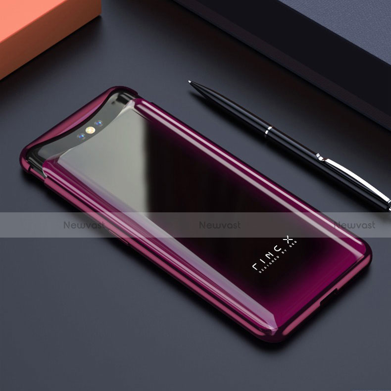 Transparent Crystal Hard Rigid Case Back Cover S01 for Oppo Find X Super Flash Edition