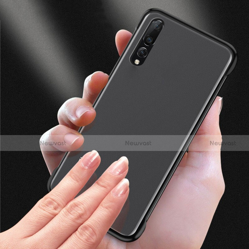 Transparent Crystal Hard Rigid Case Back Cover S01 for Samsung Galaxy A70