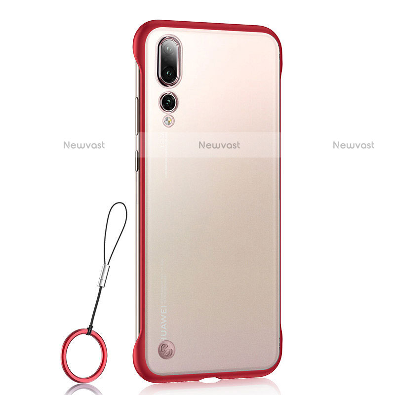 Transparent Crystal Hard Rigid Case Back Cover S02 for Huawei P20 Pro