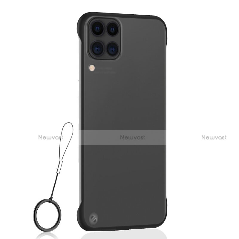 Transparent Crystal Hard Rigid Case Back Cover S02 for Huawei P40 Lite Black