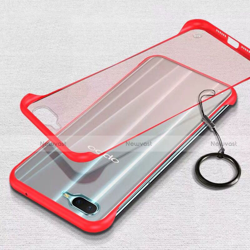 Transparent Crystal Hard Rigid Case Back Cover S02 for Oppo R15X