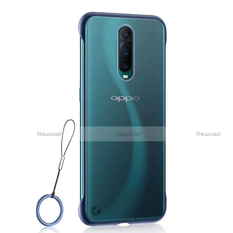 Transparent Crystal Hard Rigid Case Back Cover S02 for Oppo R17 Pro