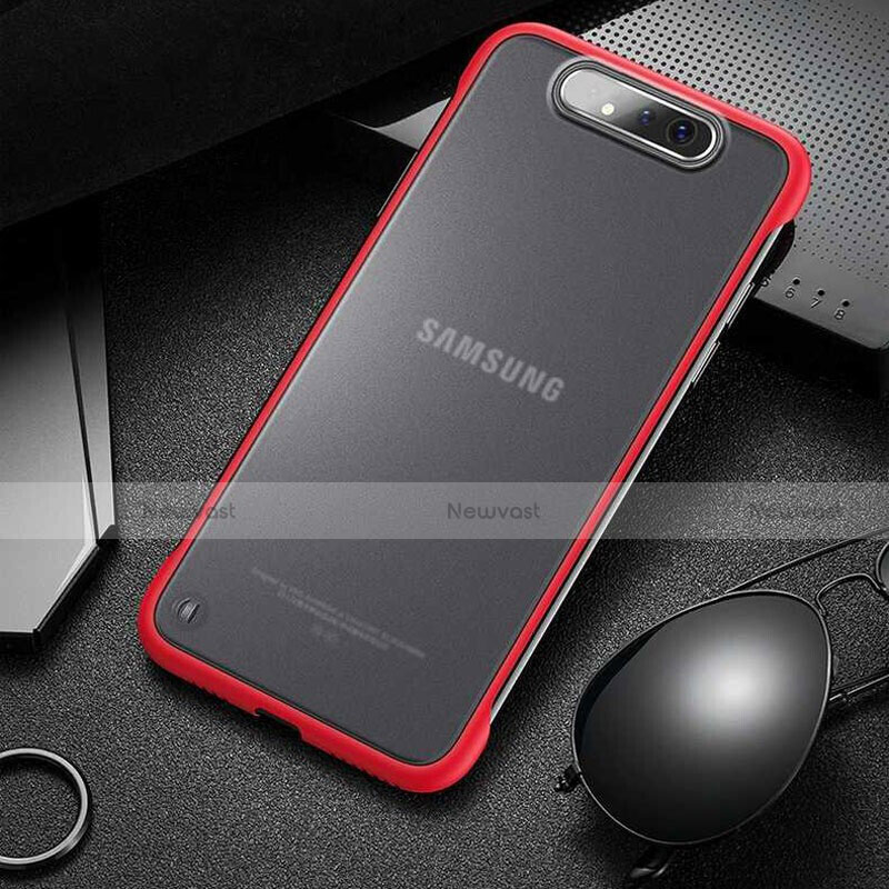 Transparent Crystal Hard Rigid Case Back Cover S02 for Samsung Galaxy A80
