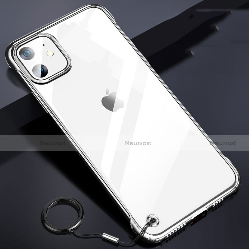 Transparent Crystal Hard Rigid Case Back Cover S03 for Apple iPhone 11 Clear