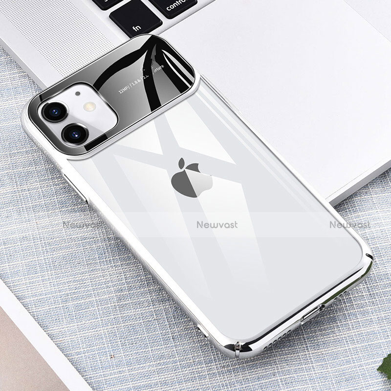 Transparent Crystal Hard Rigid Case Back Cover S04 for Apple iPhone 11