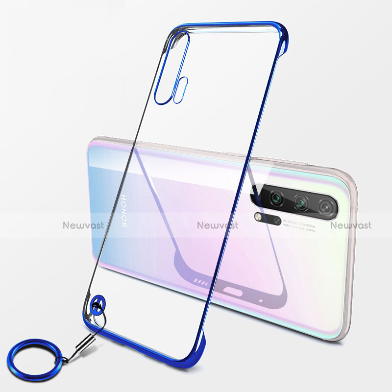 Transparent Crystal Hard Rigid Case Back Cover S04 for Huawei Honor 20 Pro