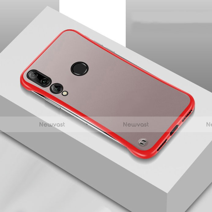 Transparent Crystal Hard Rigid Case Back Cover S04 for Huawei Honor 20E Red