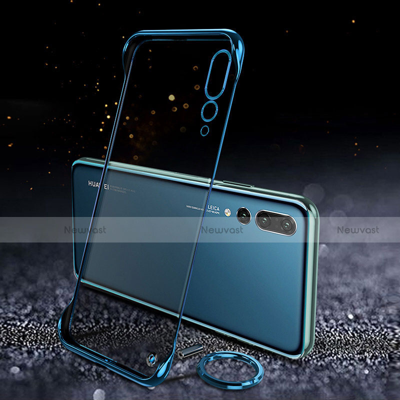 Transparent Crystal Hard Rigid Case Back Cover S04 for Huawei P20 Pro