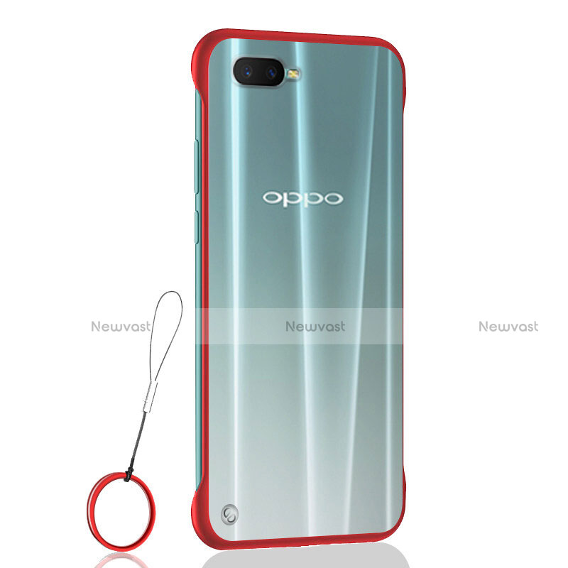 Transparent Crystal Hard Rigid Case Back Cover S04 for Oppo R15X
