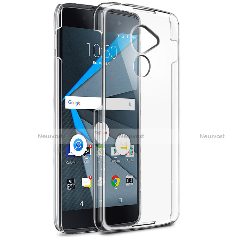 Transparent Crystal Hard Rigid Case Cover for Blackberry DTEK60 Clear