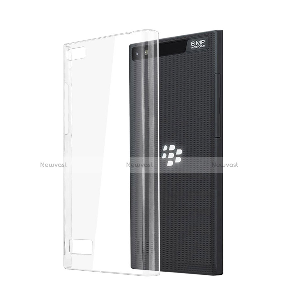 Transparent Crystal Hard Rigid Case Cover for Blackberry Leap Clear