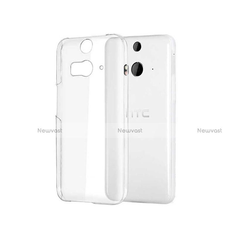 Transparent Crystal Hard Rigid Case Cover for HTC Butterfly 2 Clear