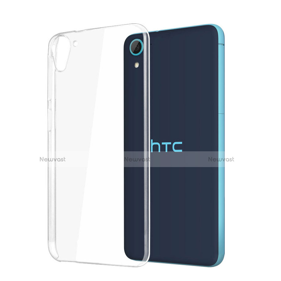 Transparent Crystal Hard Rigid Case Cover for HTC Desire 826 826T 826W Clear