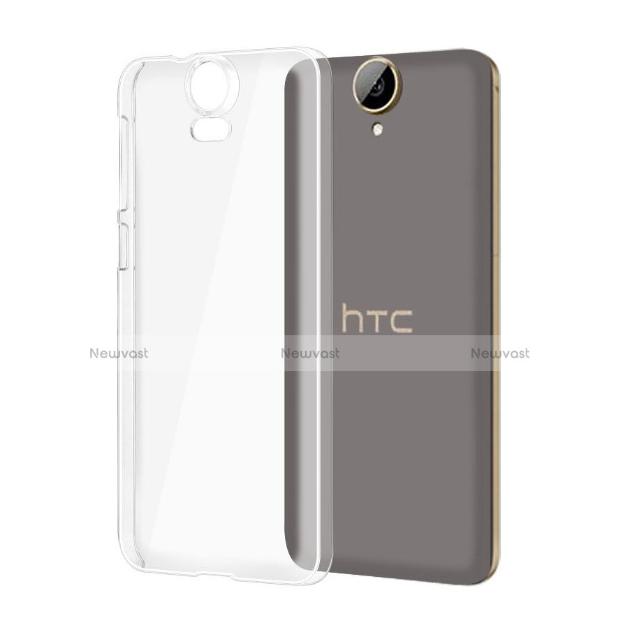 Transparent Crystal Hard Rigid Case Cover for HTC One E9 Plus Clear