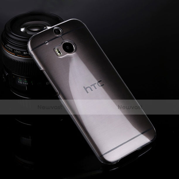 Transparent Crystal Hard Rigid Case Cover for HTC One M8 Clear