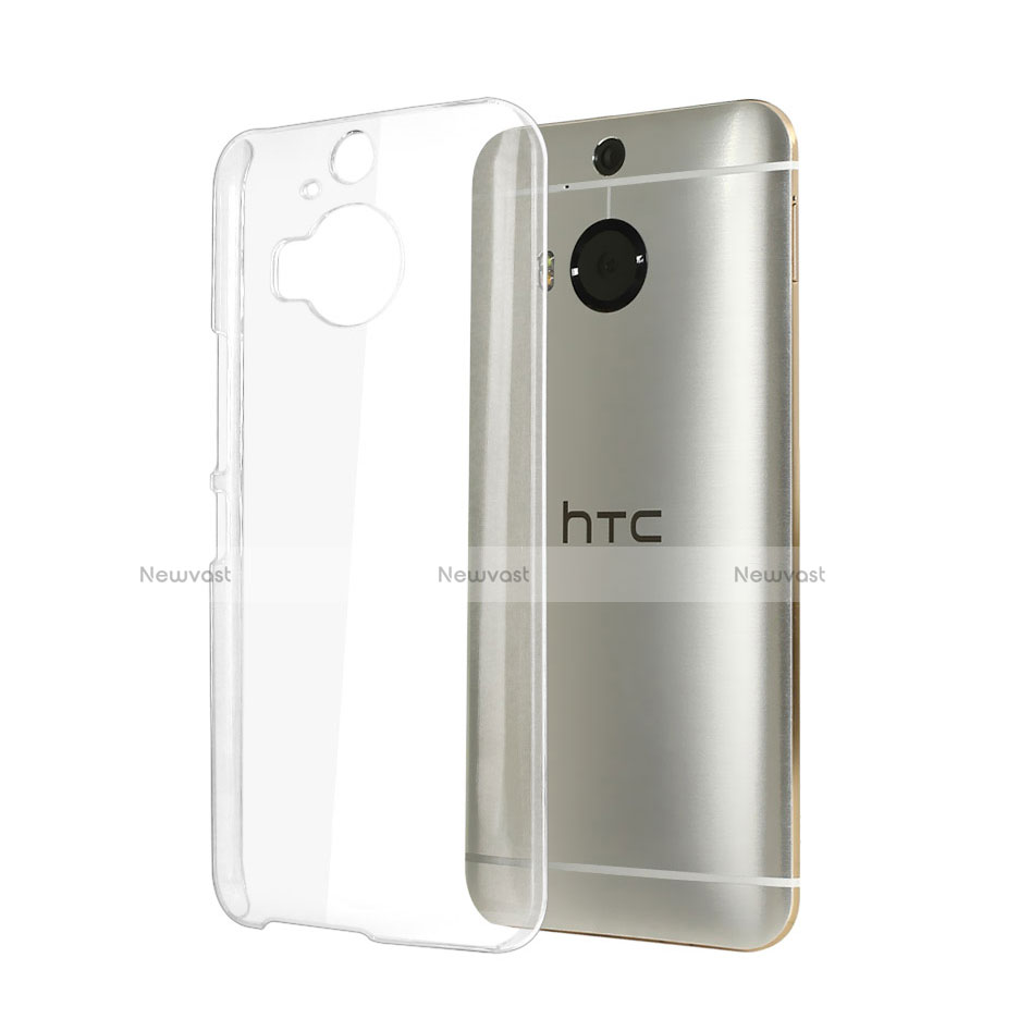 Transparent Crystal Hard Rigid Case Cover for HTC One M9 Plus Clear