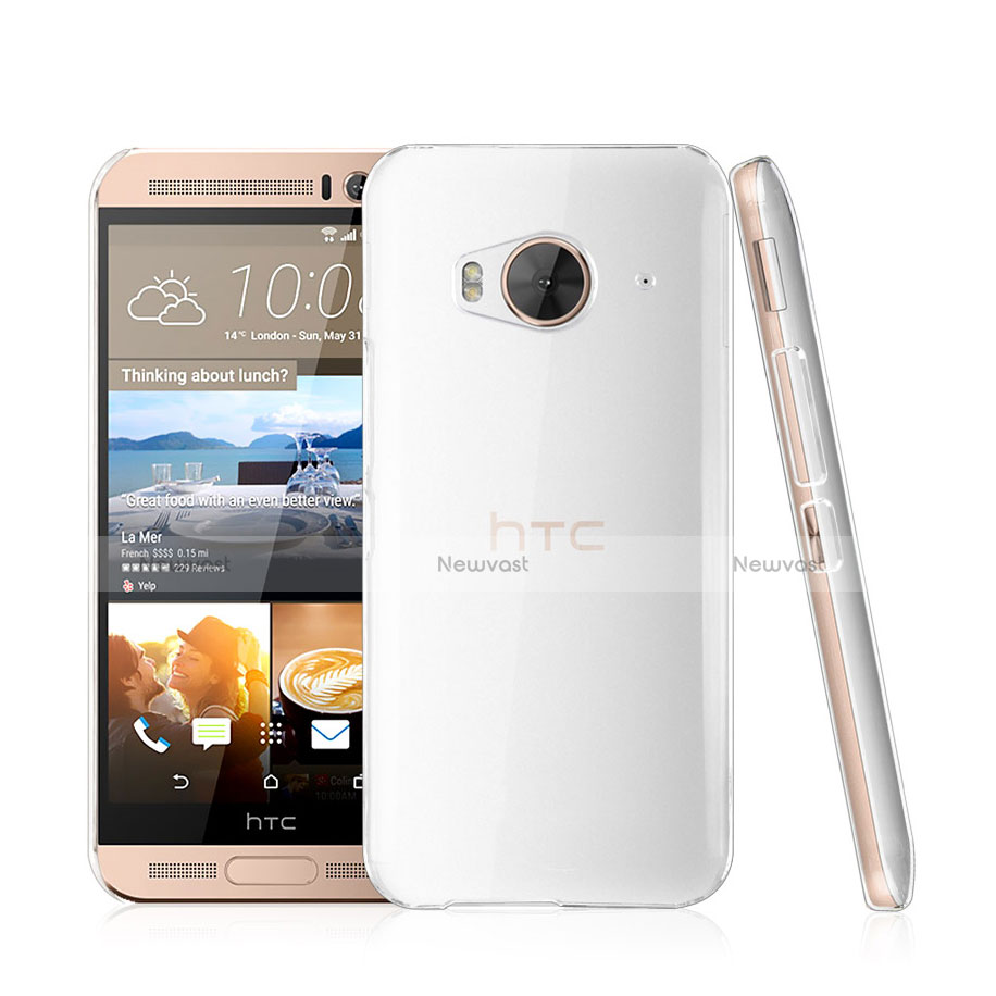 Transparent Crystal Hard Rigid Case Cover for HTC One Me Clear