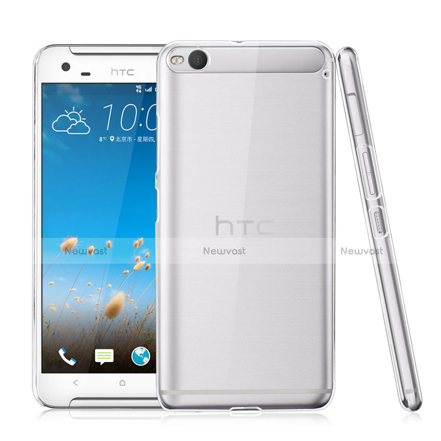 Transparent Crystal Hard Rigid Case Cover for HTC One X9 Clear