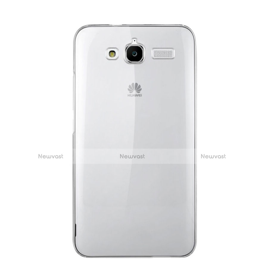 Transparent Crystal Hard Rigid Case Cover for Huawei Ascend GX1 Clear