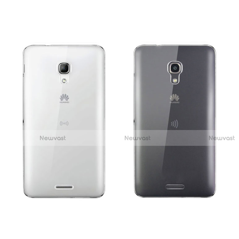 Transparent Crystal Hard Rigid Case Cover for Huawei Ascend Mate 2 Clear