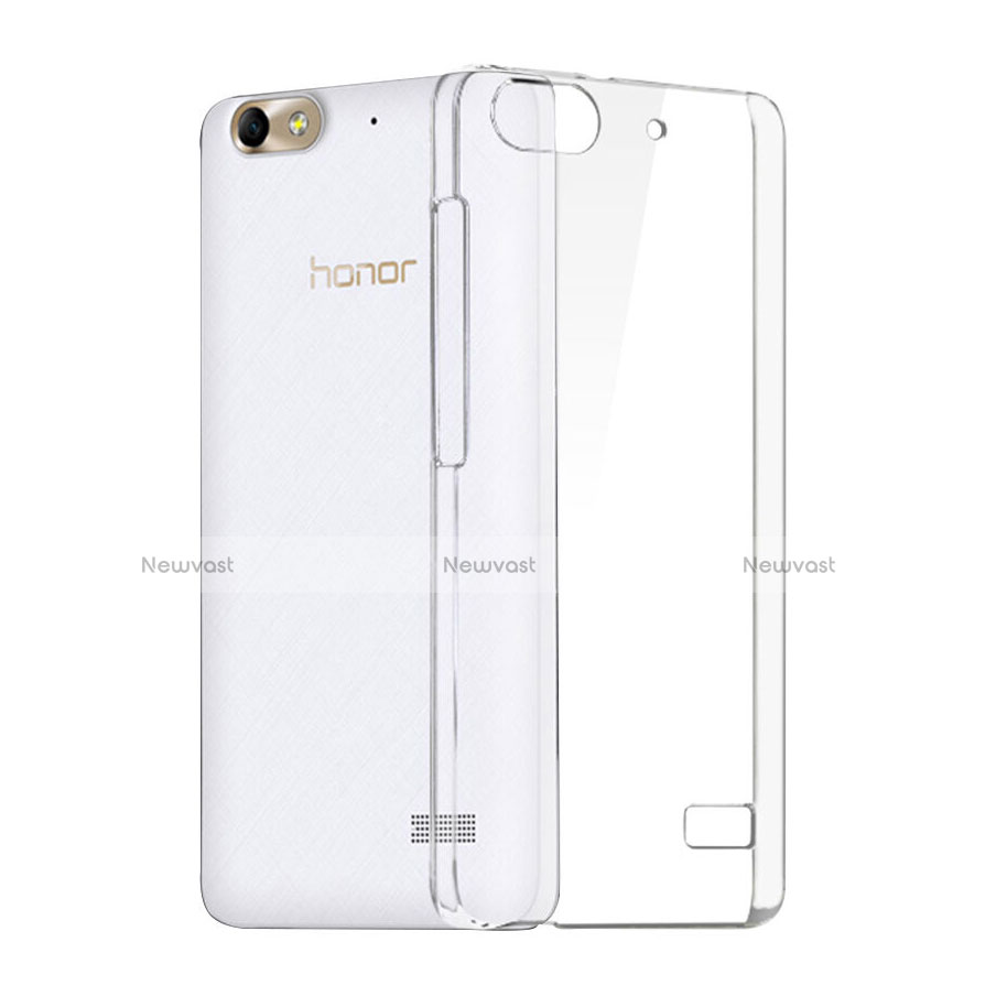 Transparent Crystal Hard Rigid Case Cover for Huawei Honor 4C Clear