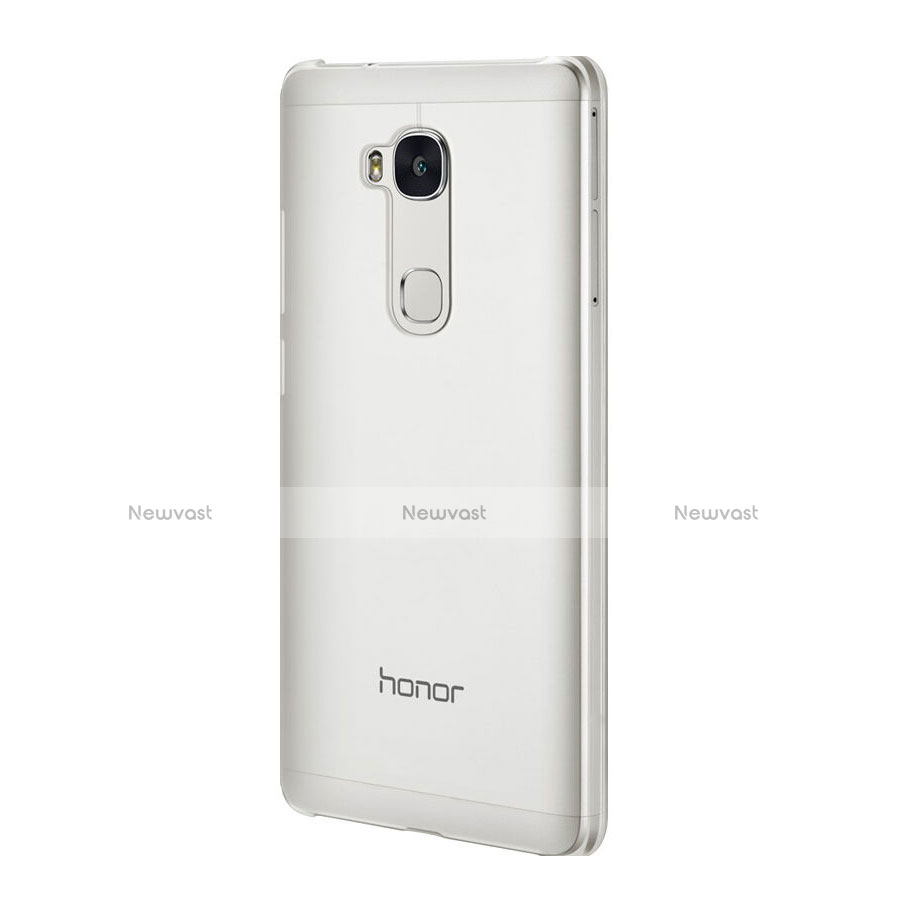 Transparent Crystal Hard Rigid Case Cover for Huawei Honor Play 5X Clear