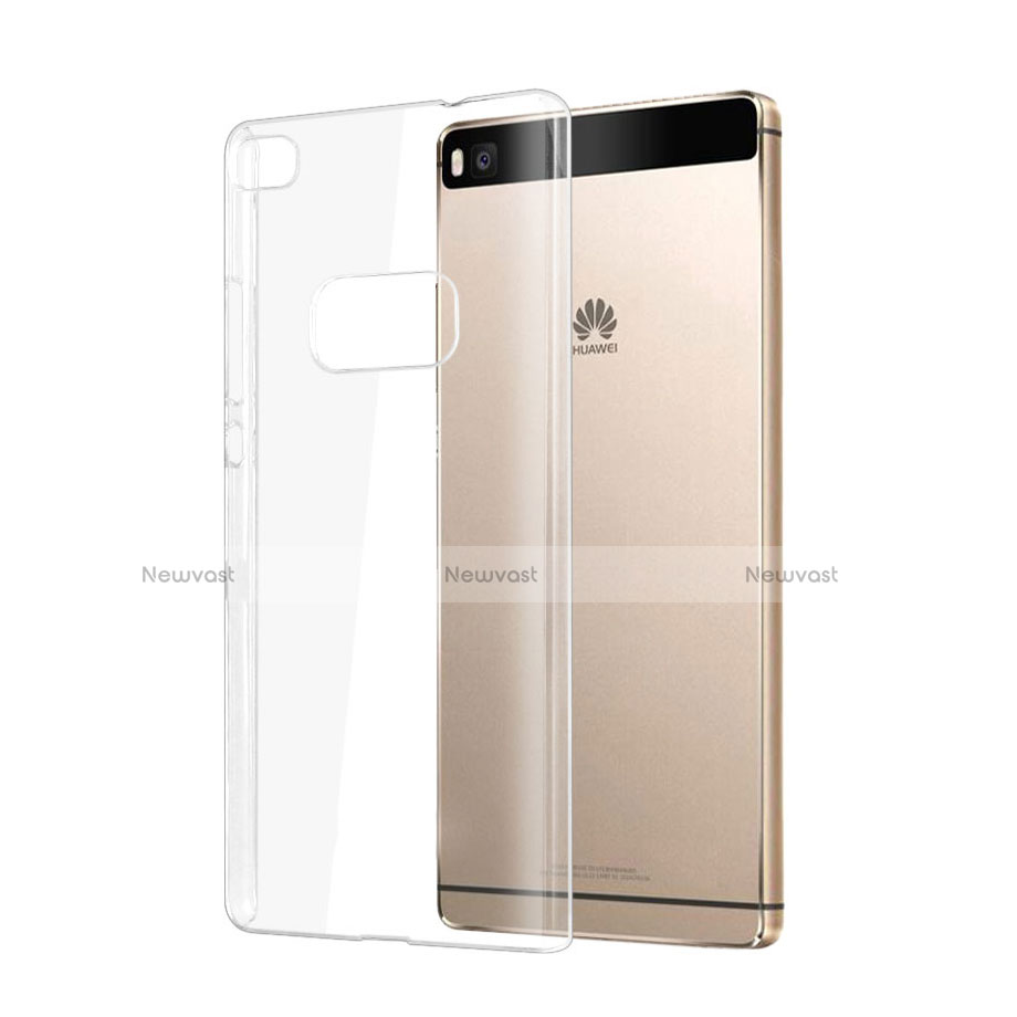 Transparent Crystal Hard Rigid Case Cover for Huawei P8 Clear