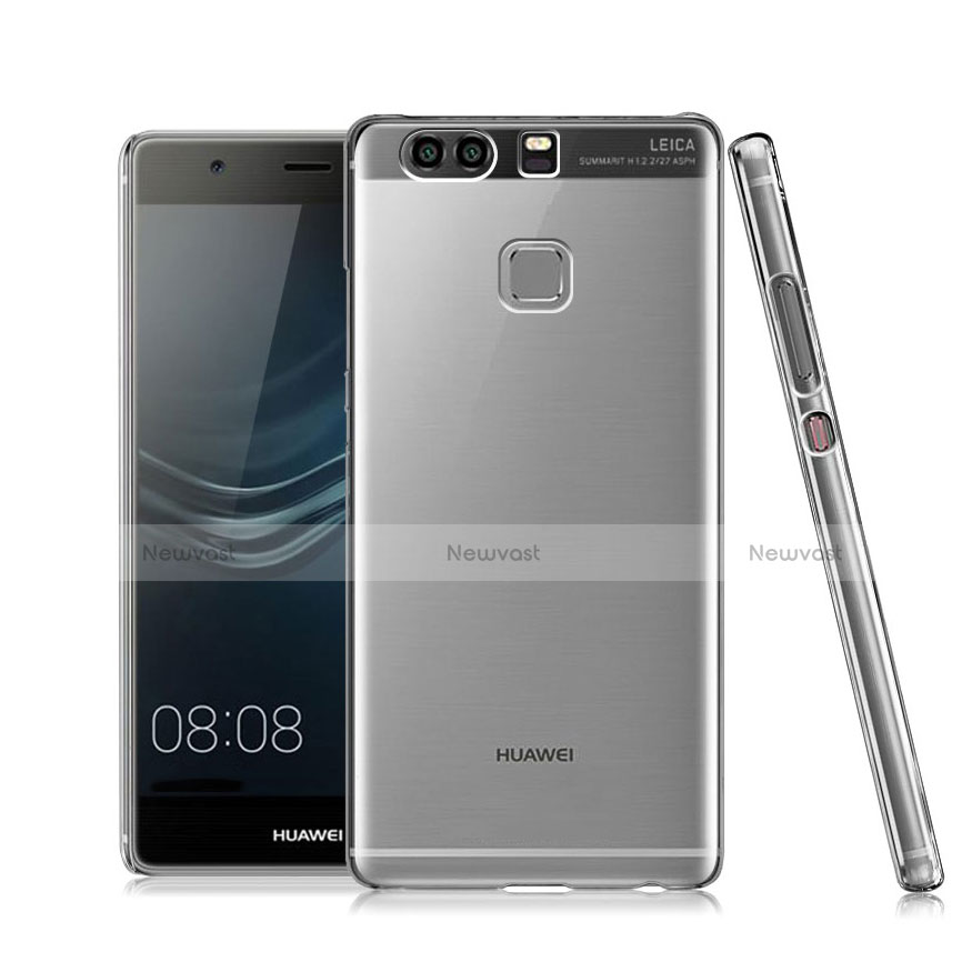 Transparent Crystal Hard Rigid Case Cover for Huawei P9 Clear