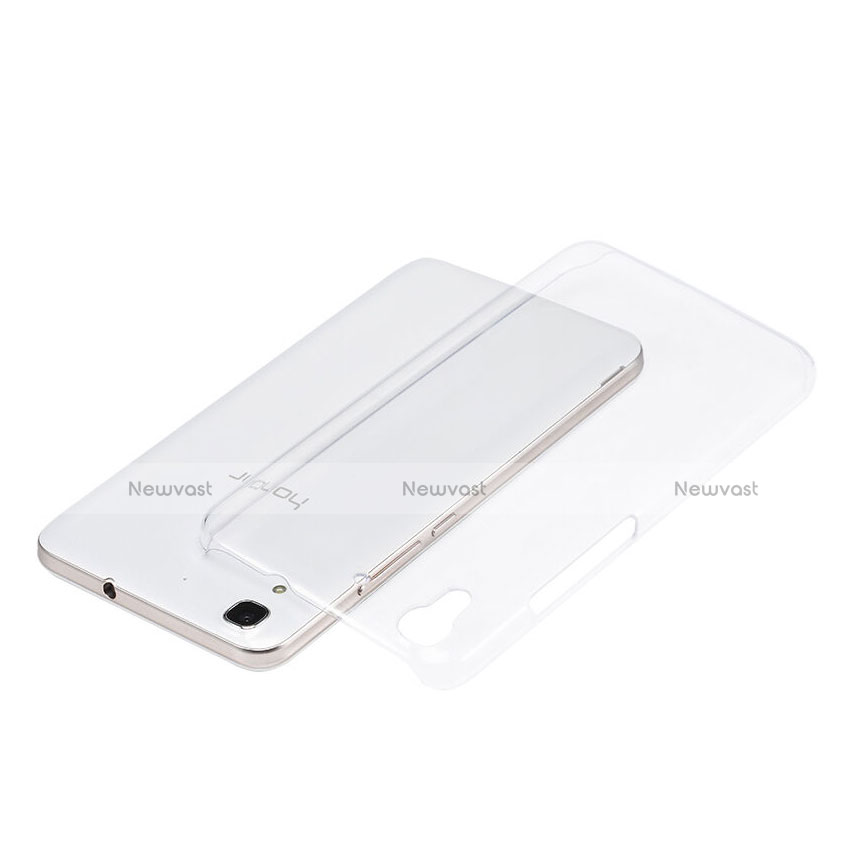 Transparent Crystal Hard Rigid Case Cover for Huawei Y6 Clear