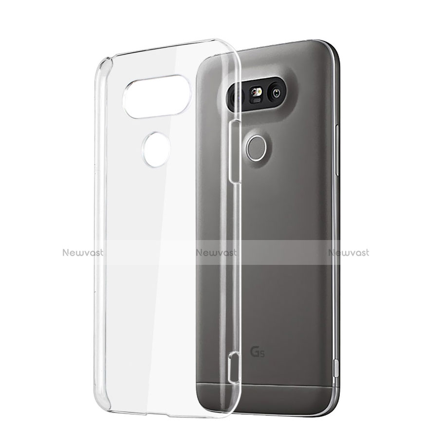 Transparent Crystal Hard Rigid Case Cover for LG G5 Clear