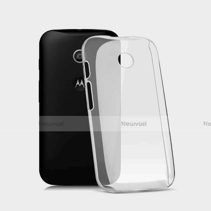 Transparent Crystal Hard Rigid Case Cover for Motorola Moto E XT1021 Clear