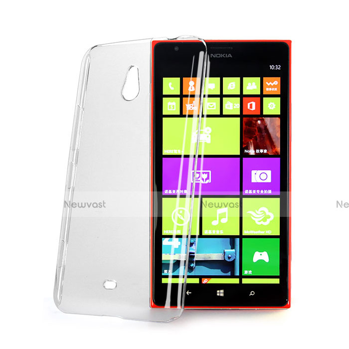Transparent Crystal Hard Rigid Case Cover for Nokia Lumia 1320 Clear