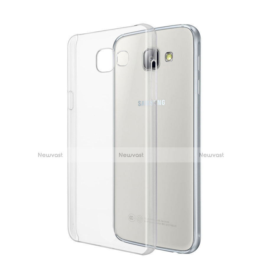 Transparent Crystal Hard Rigid Case Cover for Samsung Galaxy A5 (2016) SM-A510F Clear