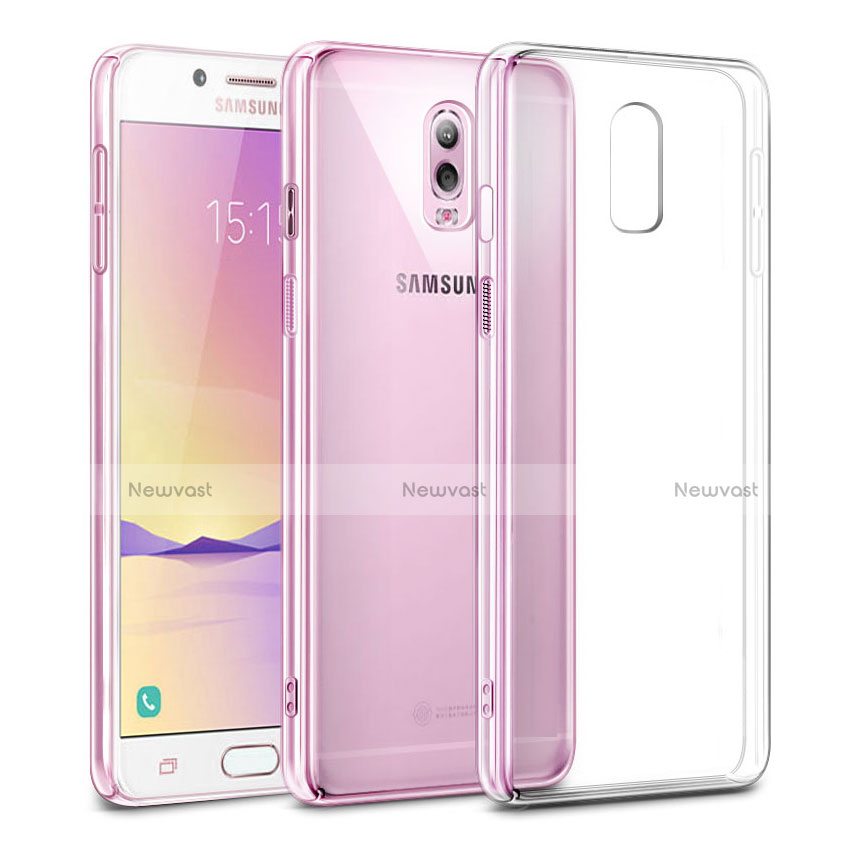 Transparent Crystal Hard Rigid Case Cover for Samsung Galaxy C8 C710F Clear