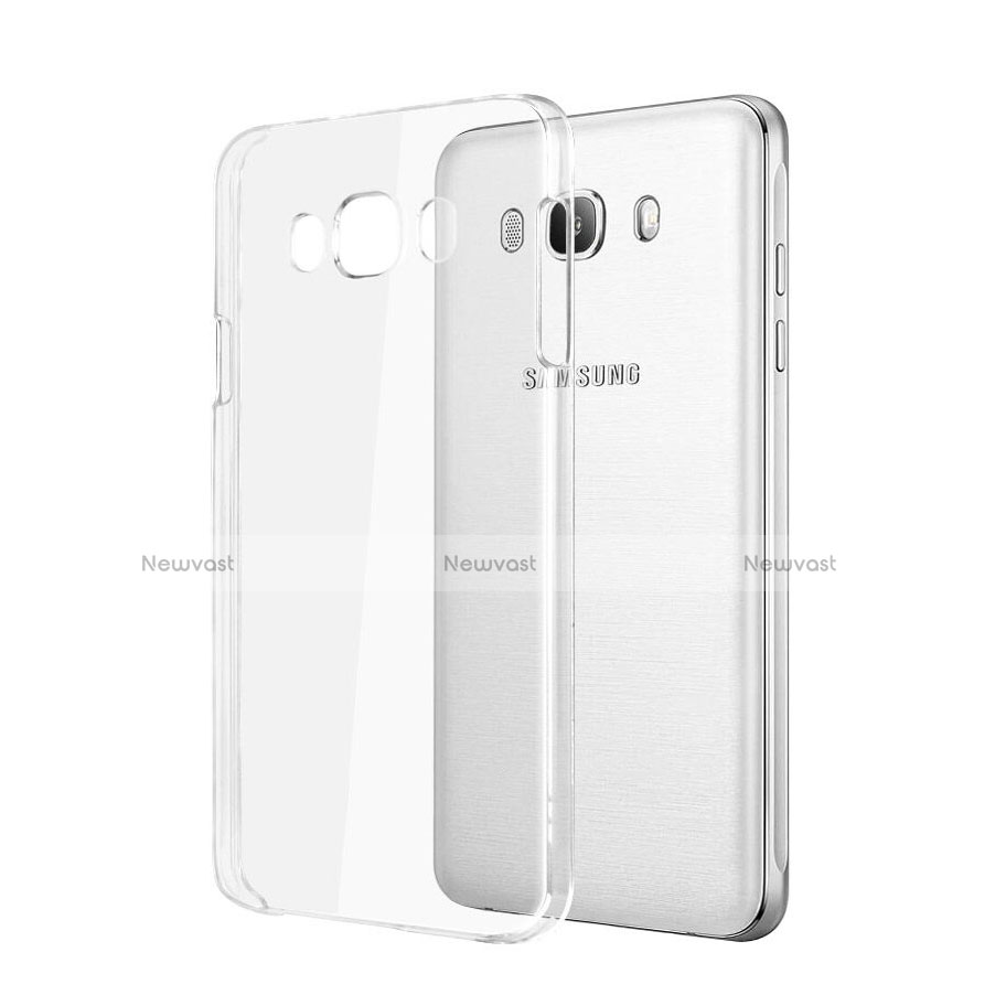 Transparent Crystal Hard Rigid Case Cover for Samsung Galaxy J5 Duos (2016) Clear