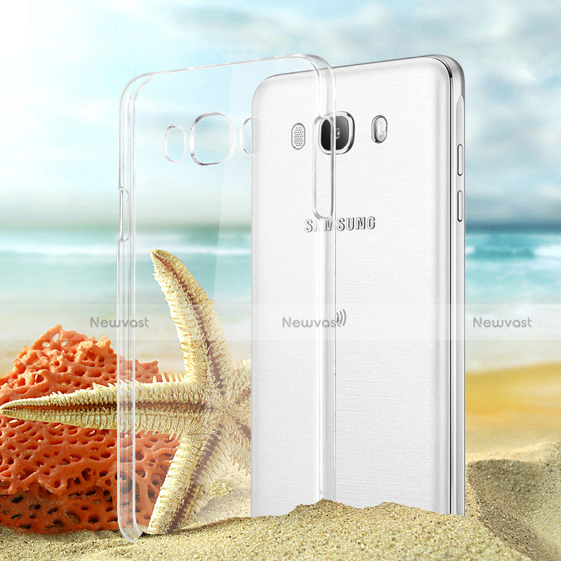 Transparent Crystal Hard Rigid Case Cover for Samsung Galaxy J7 (2016) J710F J710FN Clear