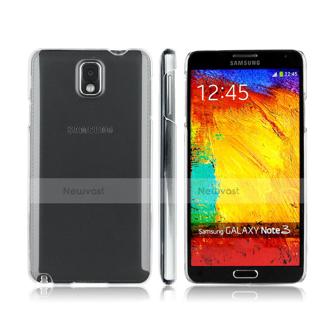 Transparent Crystal Hard Rigid Case Cover for Samsung Galaxy Note 3 N9000 Clear