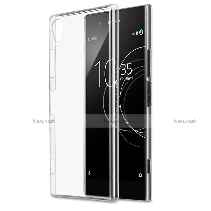 Transparent Crystal Hard Rigid Case Cover for Sony Xperia XA1 Plus Clear