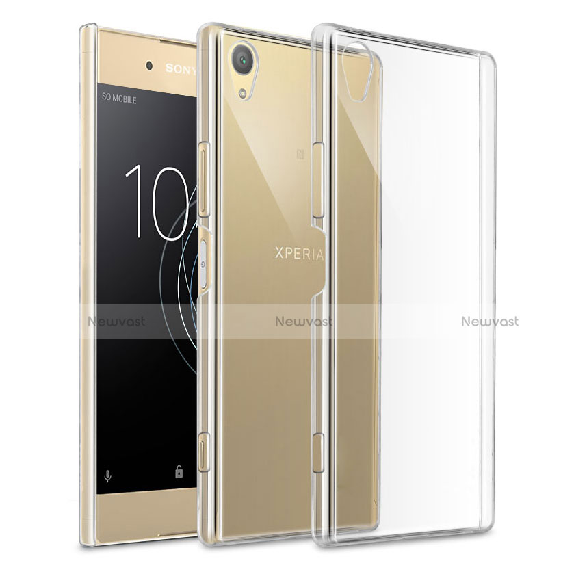 Transparent Crystal Hard Rigid Case Cover for Sony Xperia XA1 Plus Clear