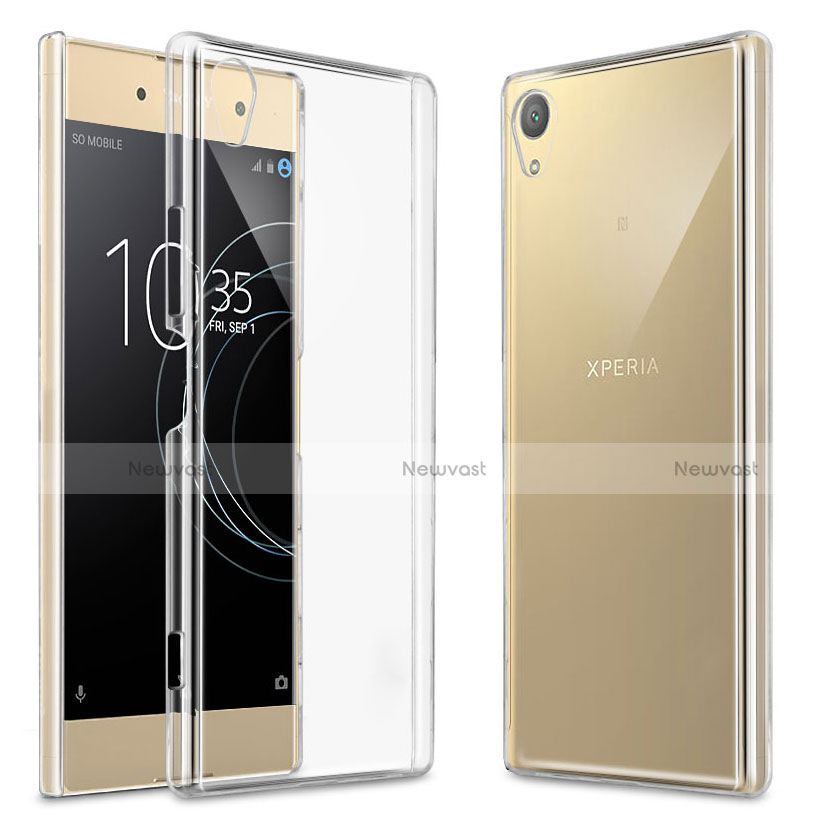 Transparent Crystal Hard Rigid Case Cover for Sony Xperia XA1 Plus Clear