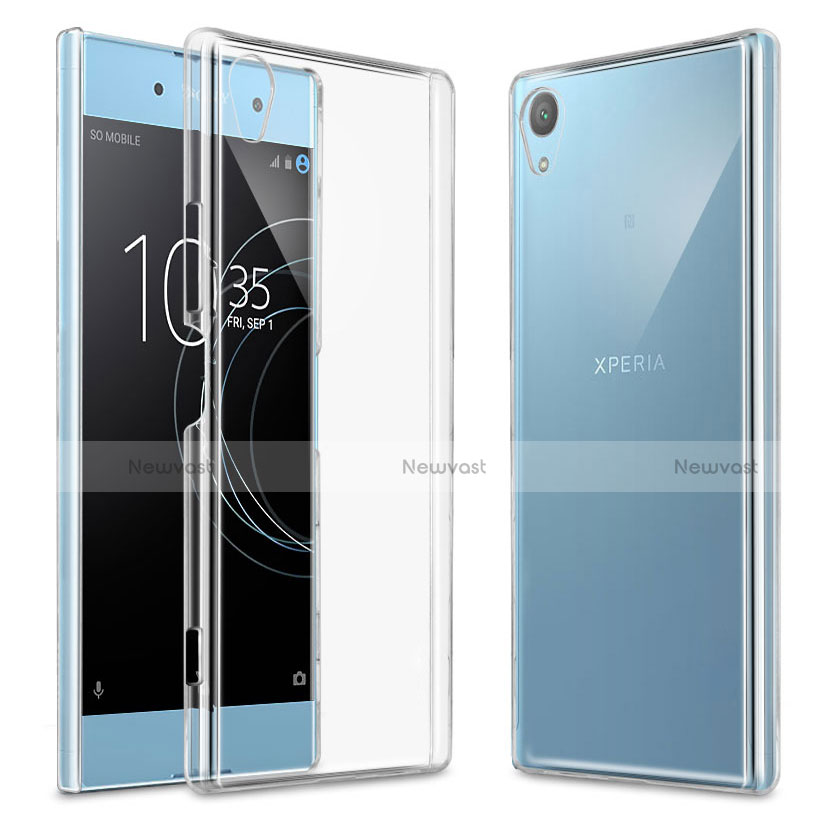 Transparent Crystal Hard Rigid Case Cover for Sony Xperia XA1 Plus Clear