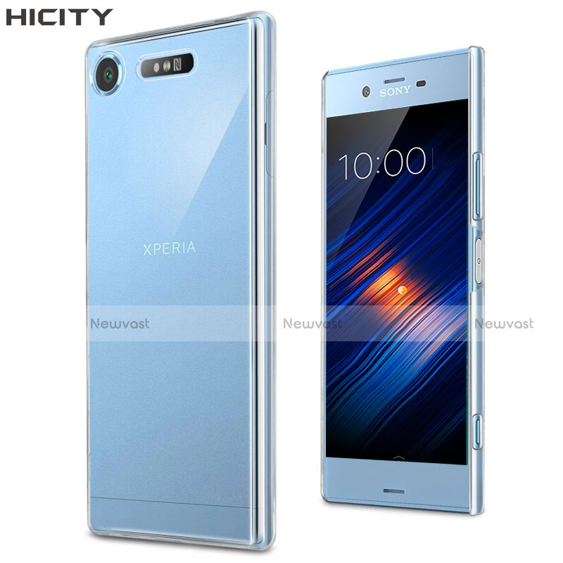 Transparent Crystal Hard Rigid Case Cover for Sony Xperia XZ1 Clear