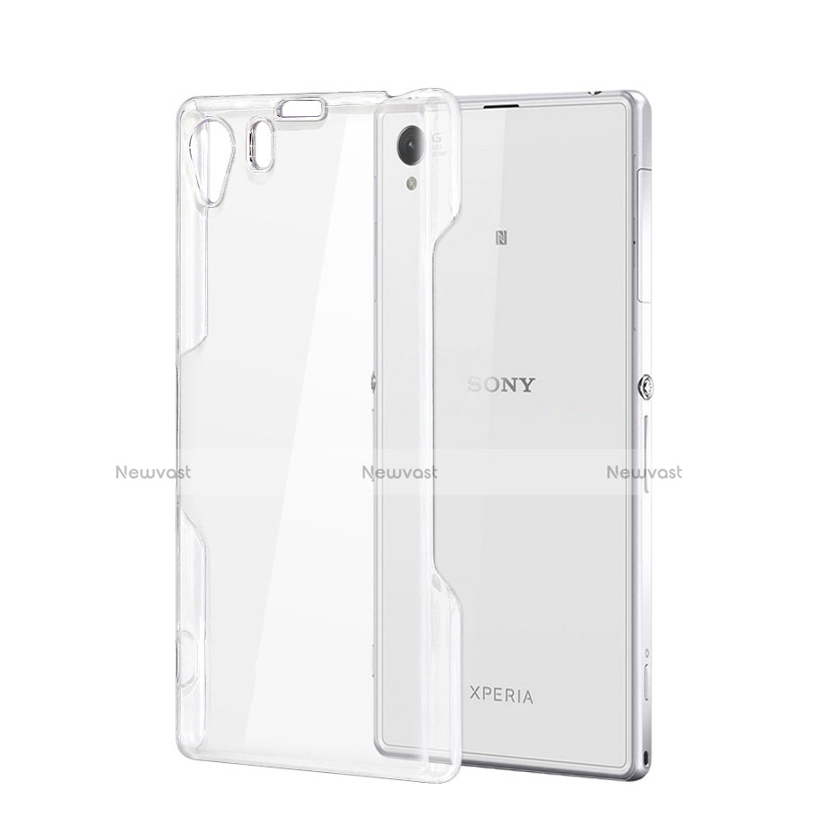 Transparent Crystal Hard Rigid Case Cover for Sony Xperia Z1 L39h Clear