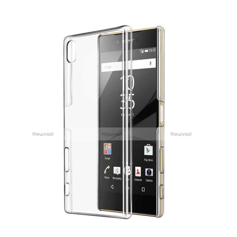 Transparent Crystal Hard Rigid Case Cover for Sony Xperia Z5 Clear